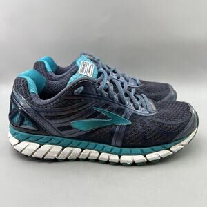 Brooks Ariel 16 Running Shoes Women Size 8.5 D Wide Blue Gray Comfort Sneakers
